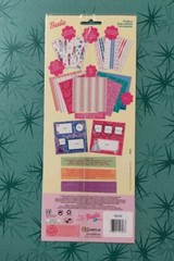 Vintage 2003 Sandylion Barbie Stickers 3-Sheets Scrapbooking Large NOS