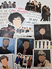 50pc One Direction 1D Stickers Full Color Decals HARRY STYLES