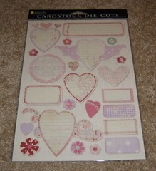 Daisy D’s Cardstock Diecuts Double Fold Out ~ Valentine Maybe Baby Collection