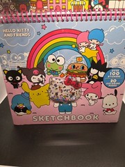 Hello Kitty & Friends Skech Book With Stickers & Hello Kitty Book Of Stickers