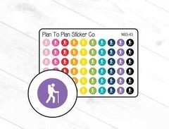 1483-43~~Hiking Icon Planner Stickers.