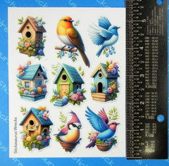 Birds & Birdhouses Sticker Sheet