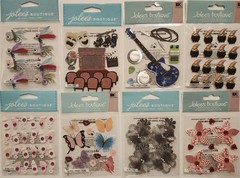 JOLEE’S BOUTIQUE Lot of 33 packs Dimensional Scrapbooking Stickers Assorted Mix
