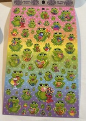 VTG Lisa Frank The 2nd Official Collectors Set 1850 Stickers, most remaining