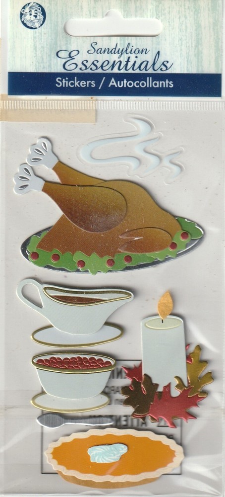 RARE! Sandylion Essentials 3D THANKSGIVING DINNER 25442 FAST FREE ship! WOW!