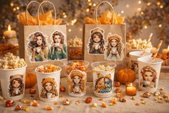 Cozy Autumn Sticker Set – 16 Piece