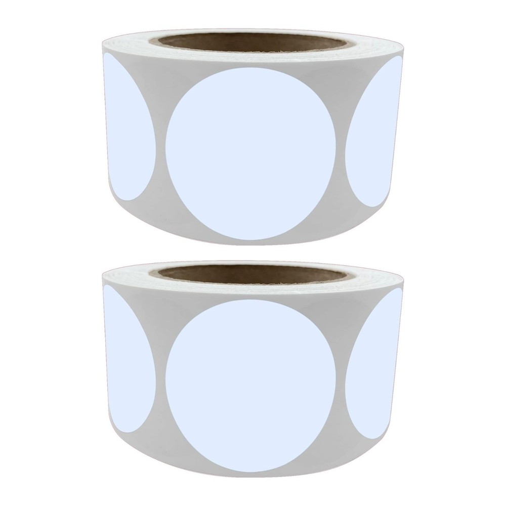 Round Sticker Label Rolls – 5cm (50mm) – 1200 Pack