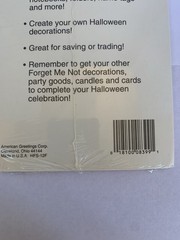 Vtg Forget Me Not AGC Halloween Stickers Pumpkins Cats Spiders Witch Bats NOS