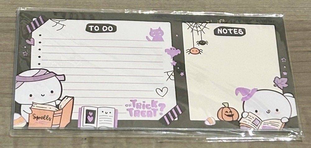 New Every Minute A Story Halloween To Do List Sticky Notes Notepad EMAS