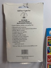 Carson Dellosa Hallmark Motivational Stickers Notepad Teacher Vintage Lot -NOS