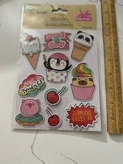 Crafter’s Square 10PC Pop-Up Stickers Normal is Boring Make it Wonderful Sweets