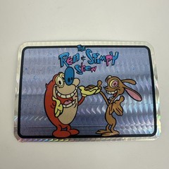 4 PACK Rare Vintage 90s Stickers Ren and Stimpy Prism Vending Machine Sticker