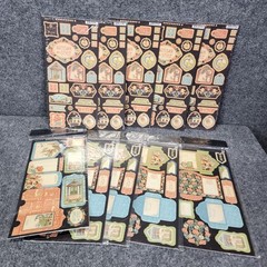 Lot of 10 Graphic 45 Artisan Style Bundle Chipboard & Tags Pockets Art Deco