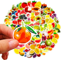 Fruit Stickers, 100 Pcs Cute Fruits Stickers Pack, Colorful VSCO Waterproof Stic