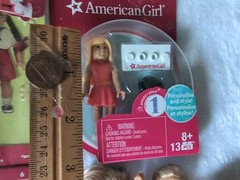 American Girl Bubble Stickers Sticker LotPack 8 And 3 Small Dolls And Lego Doll