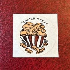 Vintage 3M 80s Matte Scratch And Sniff Sticker $0.99 Shipping Available