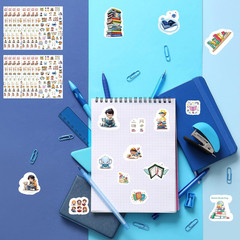 1200+PCS Reading Stickers Party Favors I Love Reading Read Teenagers Sticker Mot