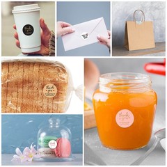 3000Pcs 1inch Thank You Stickers, 6Rolls Stickers Small Business, for Support…