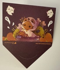 HALLOWEEN CREMECHII CAT ENVELOPES(3pc)Stickiiclub…Ghost…Pumpkin…Card Making…