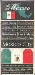 4 Sheets Travel stickers, Scrapbooking – Russia, South Africa, Mexico, Portugal