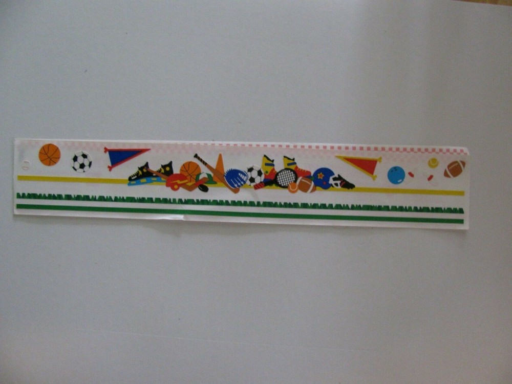 Mrs. Grossman’s SPORTS Design Lines Scrapbooking Border Stickers NEW