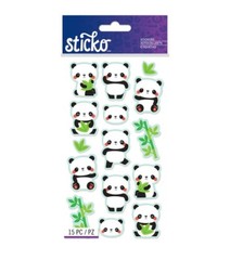 Sticko Rolly Polly Panda Bear Stickers Planner Supply Crafts Scrapbook