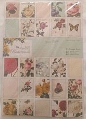 Docrafts Papermania Botanicals Set Paper Pack Cards 3D Bloomers Ribbon /597