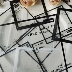 Sticker Pack Sheets of Transparent Retro Adhesive Collage Hand Account Material