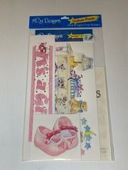 It’s a Girl Baby NRN Designs Scrapbook Stickers Value Pack Baby Shower