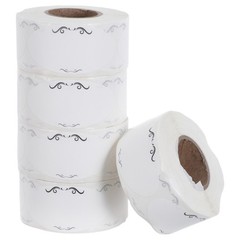 Blank Writable Stickers on Roll White Self Adhesive Labels for Easy Note Taking