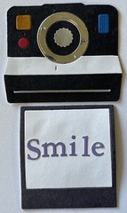 POLAROID CAMERA & PHOTO “PRE-MADE” Die-Cut Embellishment (2pc)Picture •Instant•