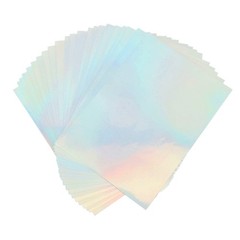 22 Sheets A4 Printable Holographic Sticker Paper Efficient Inkjet For DIY