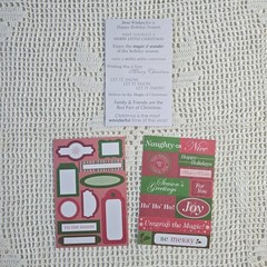 Christmas Junk Journal 2 , Scrapbooking Kit , Mini Album Kit