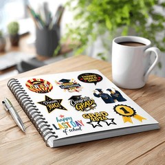 50pcs Graduation Stickers 2026, College Stickers, Class of 2026 Stickers for Gra