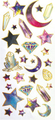 Shiny Foil Enamel Effect Sticker Sheet – Astrology Zodiac Signs