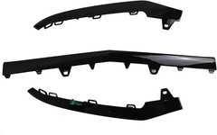 3 X Front Bumper Cover Lower Grille Trim Molding fit for 2014-2016 Mercedes