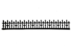 8″ SPOOKY OLD FENCE, FENCE’S w/ BATS BORDER SILHOUETTE DIE CUT/ CUTS