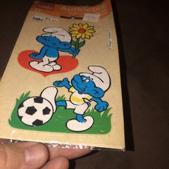 Vintage 1980s bsb Aufkleber Peyo Smurf Stickers Autocollantt NOS Smurf
