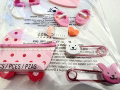 Jolee’s Boutique Baby Girl 3D Stickers Buggy Dress Shoes Pink Scrapbook Infant