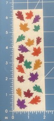 1991 Fall Leaves Stickers Vintage Mrs. Grossman’s 1 Strip