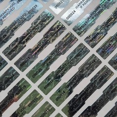 Tamper Proof Holographic Labels with 540pcs for Item Security and Protection