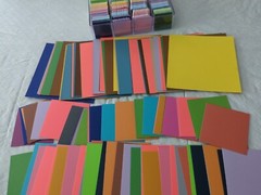 Large Lot Scrapbooking Square And Rectangle Embellishment Papers