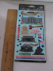 1 PK Stickopotamus Assted. Washington, DC Stickers, New 1 Sheet