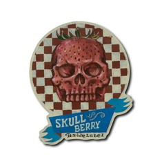 SKULL BERRY Sticker B-SIDE LABEL sticker graphic decal vinyl waterproof art