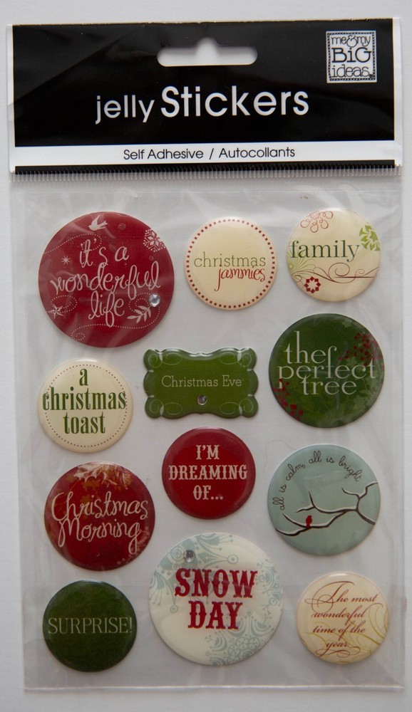 Soft Spoken, Recollections, & Paper House Stickers & More, Christmas Theme, PICK