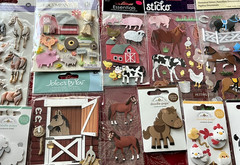 YOU CHOOSE – NEW – HORSE & ON THE FARM STICKERS RARE JOLEE’S DOODLEBUG SANDYLION