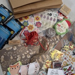 Huge Ephemera Lot Variety Junk Journal Scrapbooking Cardmaking Paper Sticker Etc