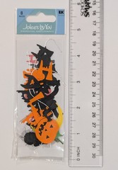 Jolee’s Spooky Decor Happy Halloween Banners Mini Scrapbooking Embellishments