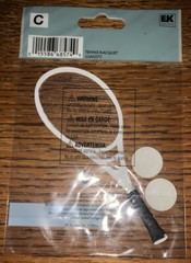 JOLEES TENNIS RACQUET BALLS Women Men Playing Outdoor Sports Scrapbook STICKER