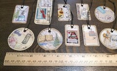 Lot 10 Junk Journal Gift Tags Tickets Cards Vintage Ephemera Crafts Scrapbook
